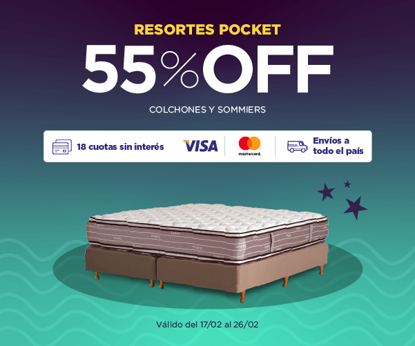 RESORTES POCKET 55%OFF